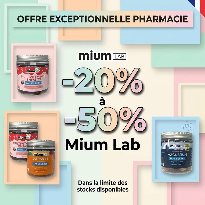 Découvrez Mium Lab à la pharmacie des Floralies