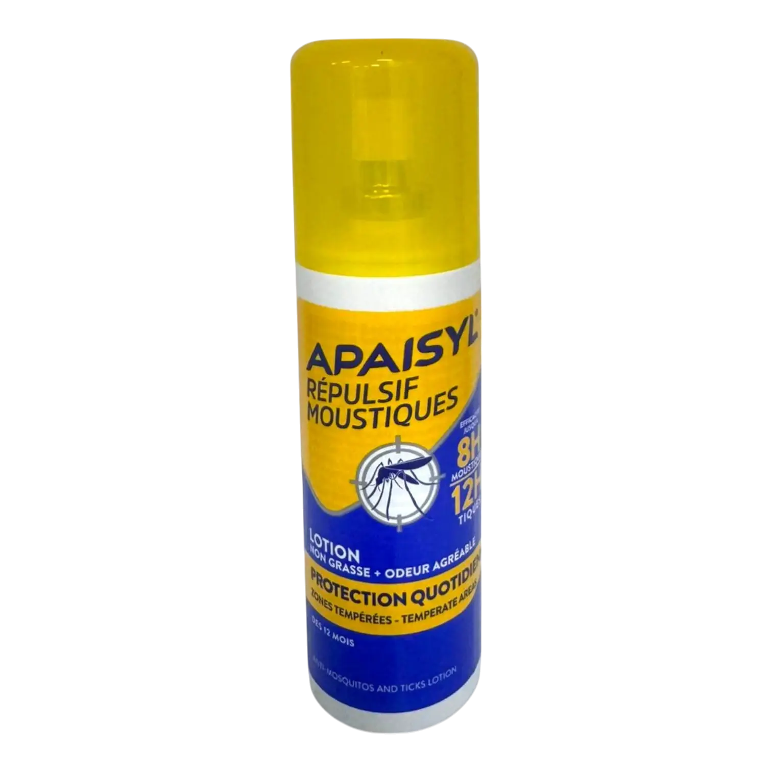 Flacon spray Apaisyl Répulsif Moustiques Lotion Protection Quotidienne