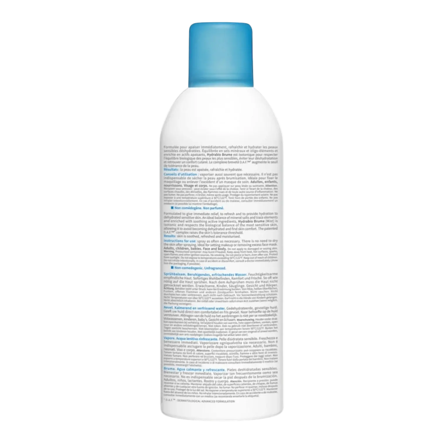 Flacon de Bioderma Hydrabio Brume Eau Apaisante Rafraîchissante