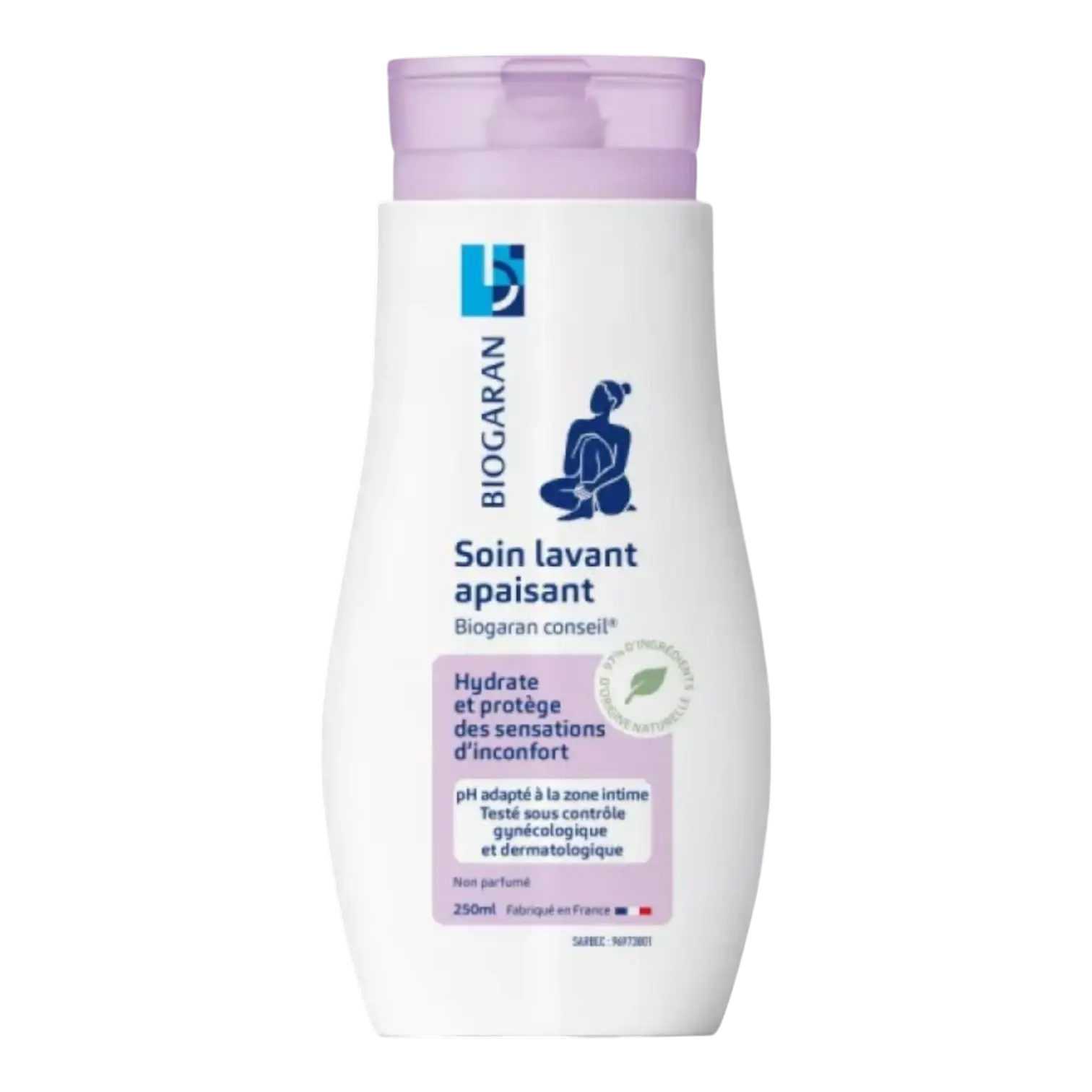 Flacon pompe du Soin Lavant Intime Apaisant BIOGARAN