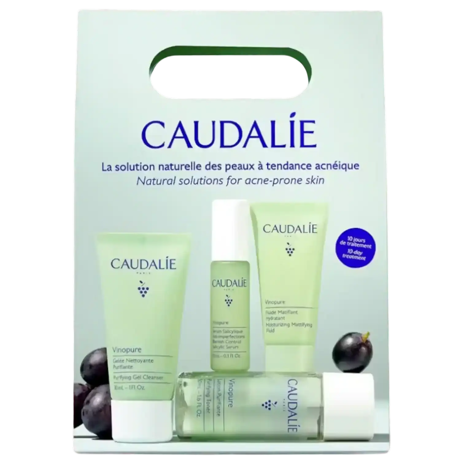 Kit Routine Caudalie Vinopure 4 étapes