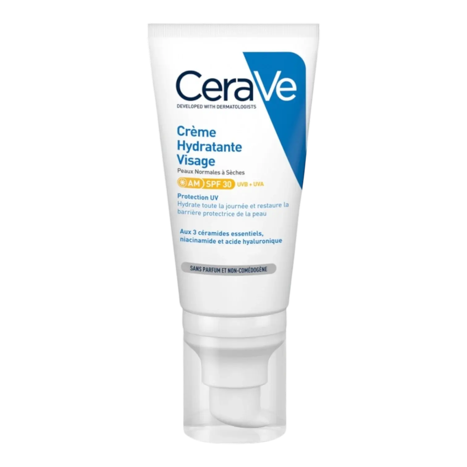 Tube de CeraVe Crème Hydratante Visage SPF30