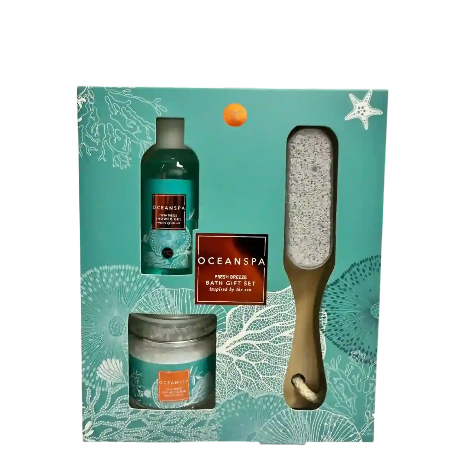Coffret Ocean Spa Gel Douche Sels Pierre Ponce
