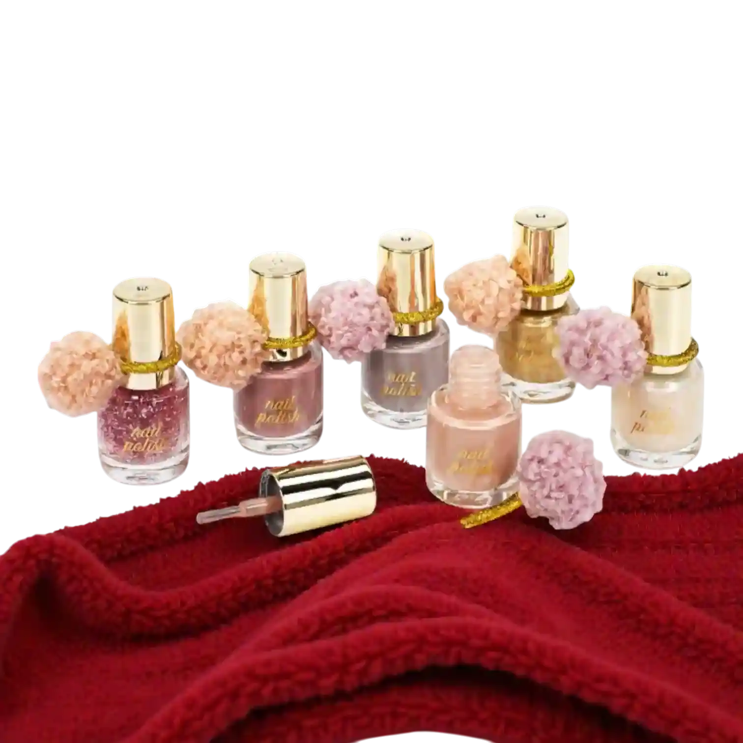 Coffret Vernis à Ongles et Élastiques Sweet Pastels