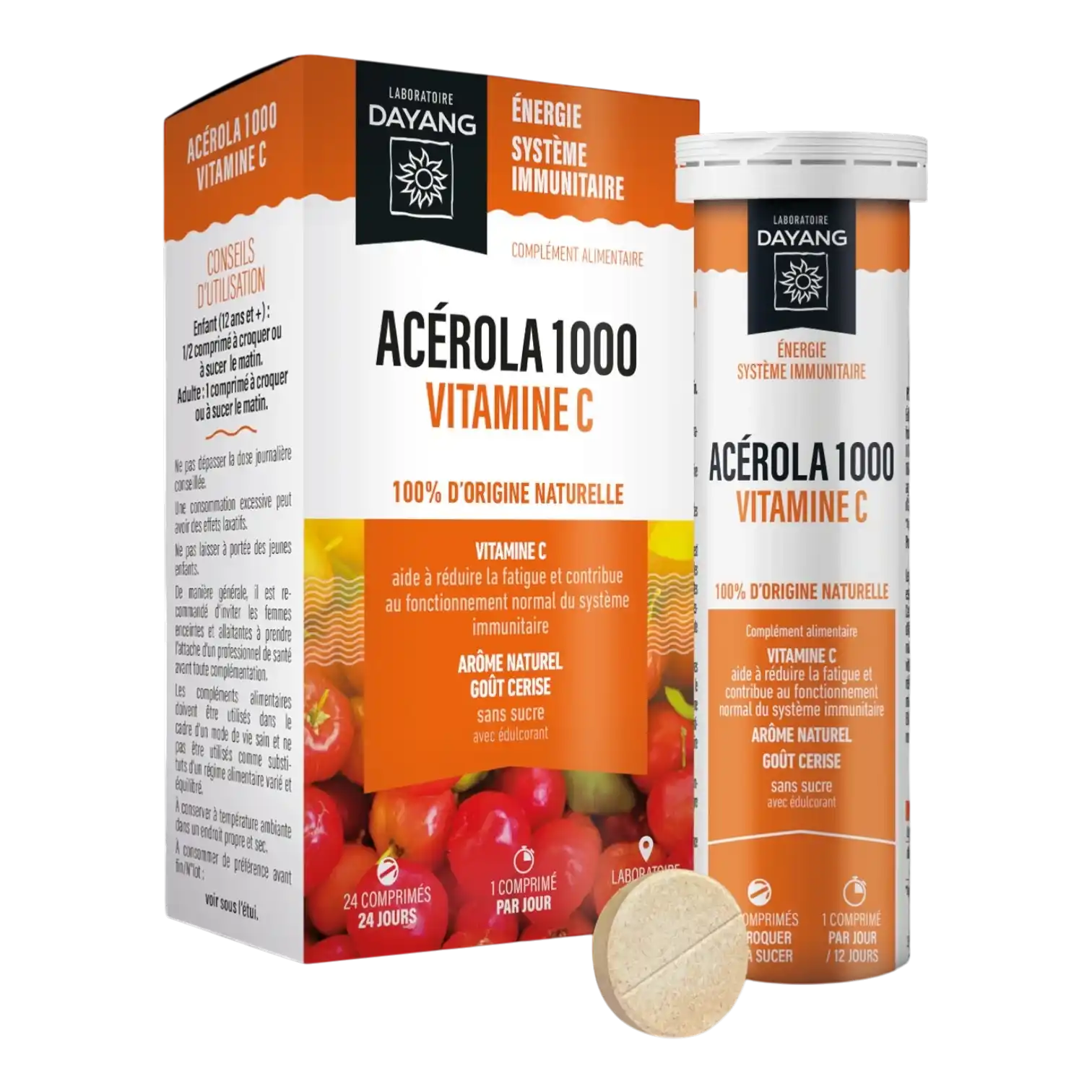 Boîte de DAYANG Acérola 1000 Vitamine C