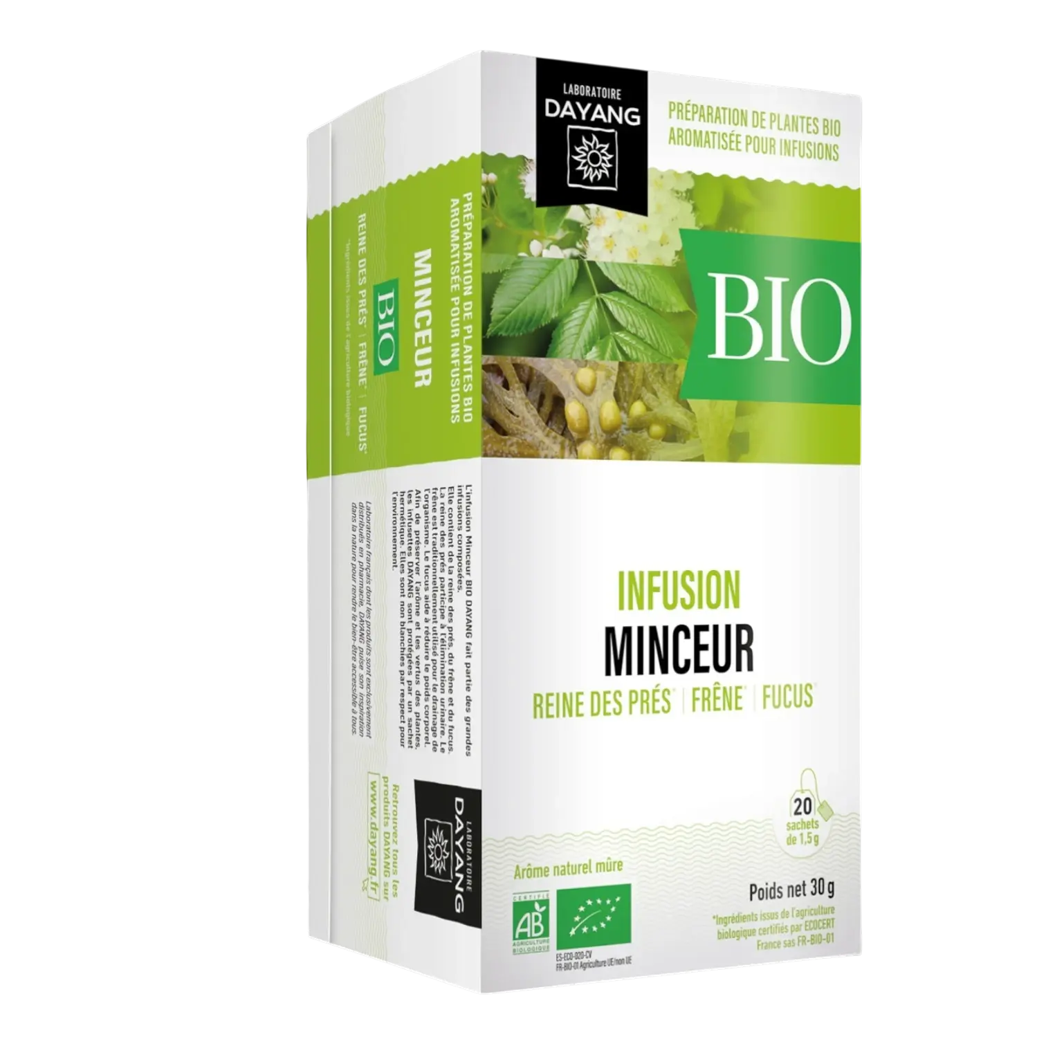 Boîte de DAYANG Infusion Minceur BIO 20 Infusettes