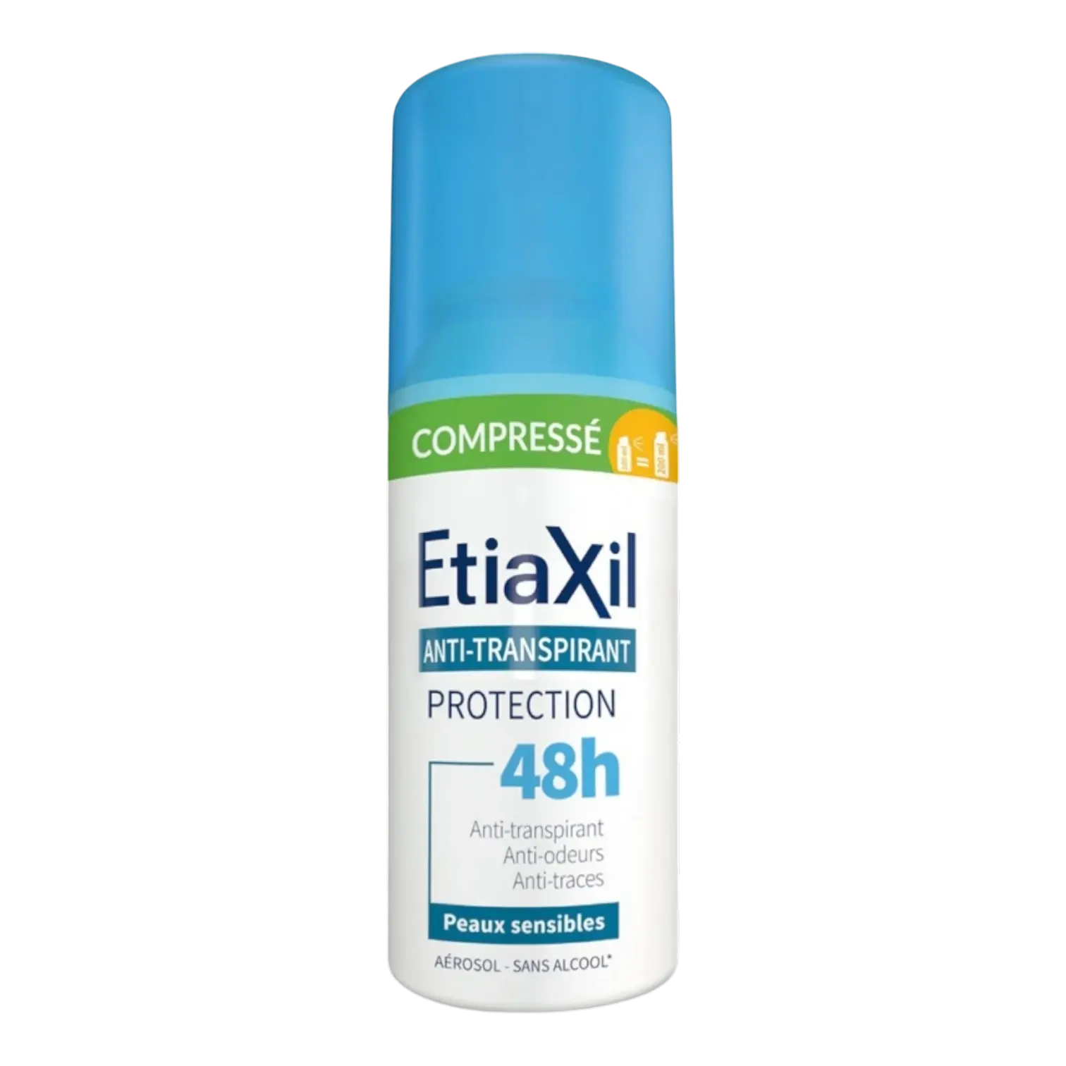 Etiaxil Anti-Transpirant Protection 48H Peaux Sensibles Aérosol