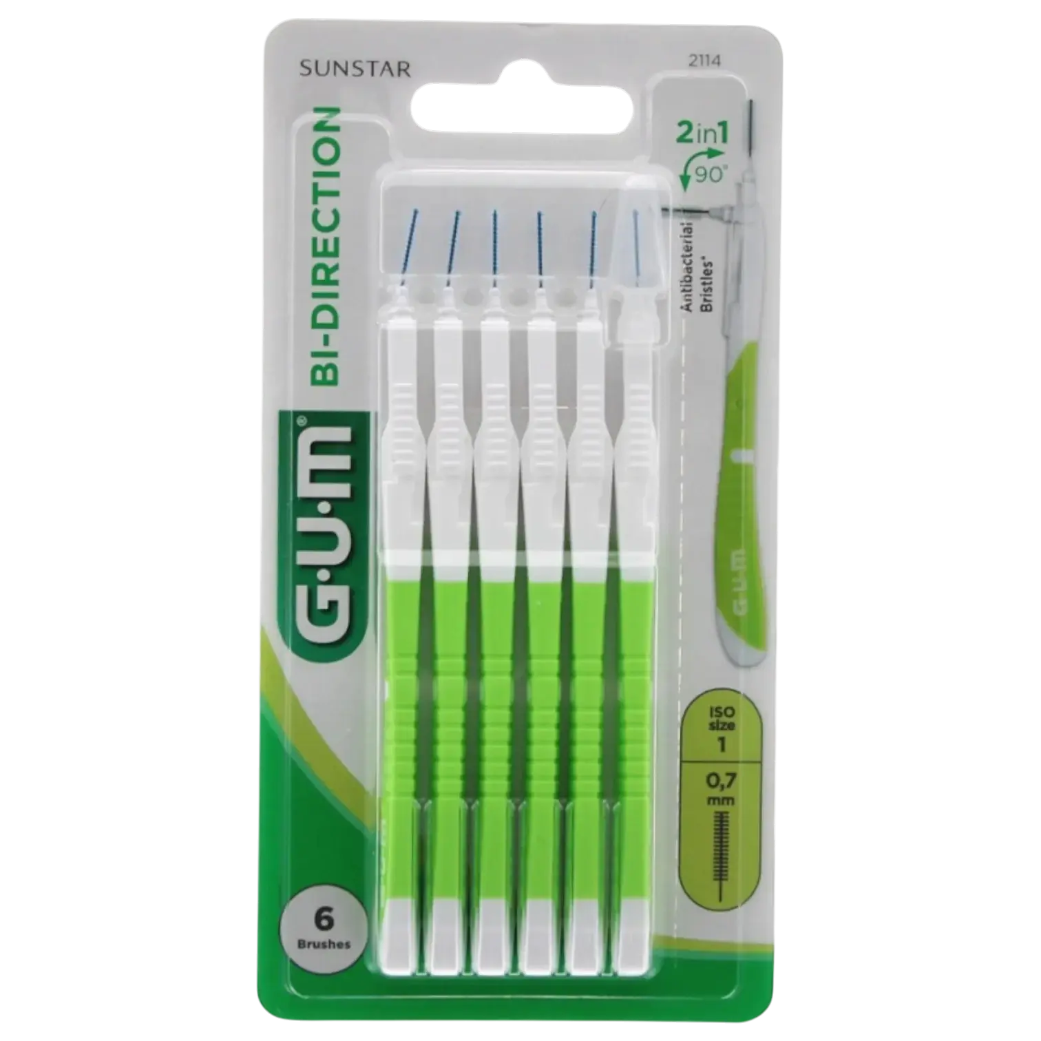 Brossettes interdentaires GUM Proxabrush Bidirection