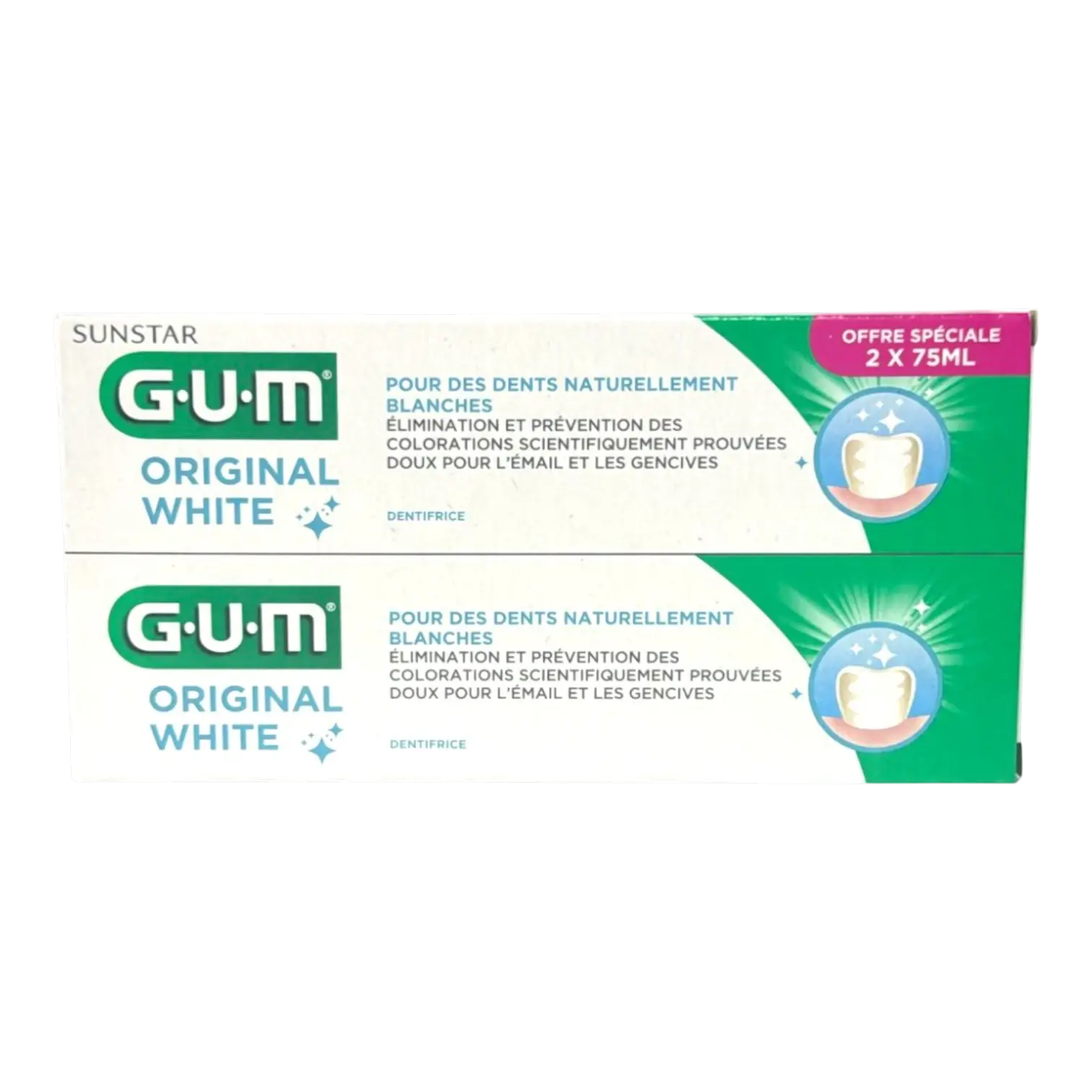 Tube de dentifrice GUM Original White