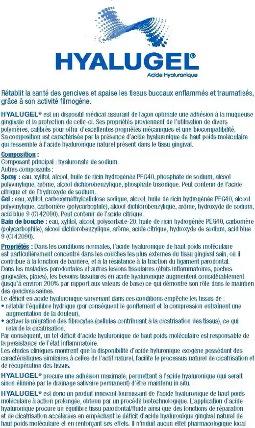 Tube de Hyalugel Gel Buccal 20 ml