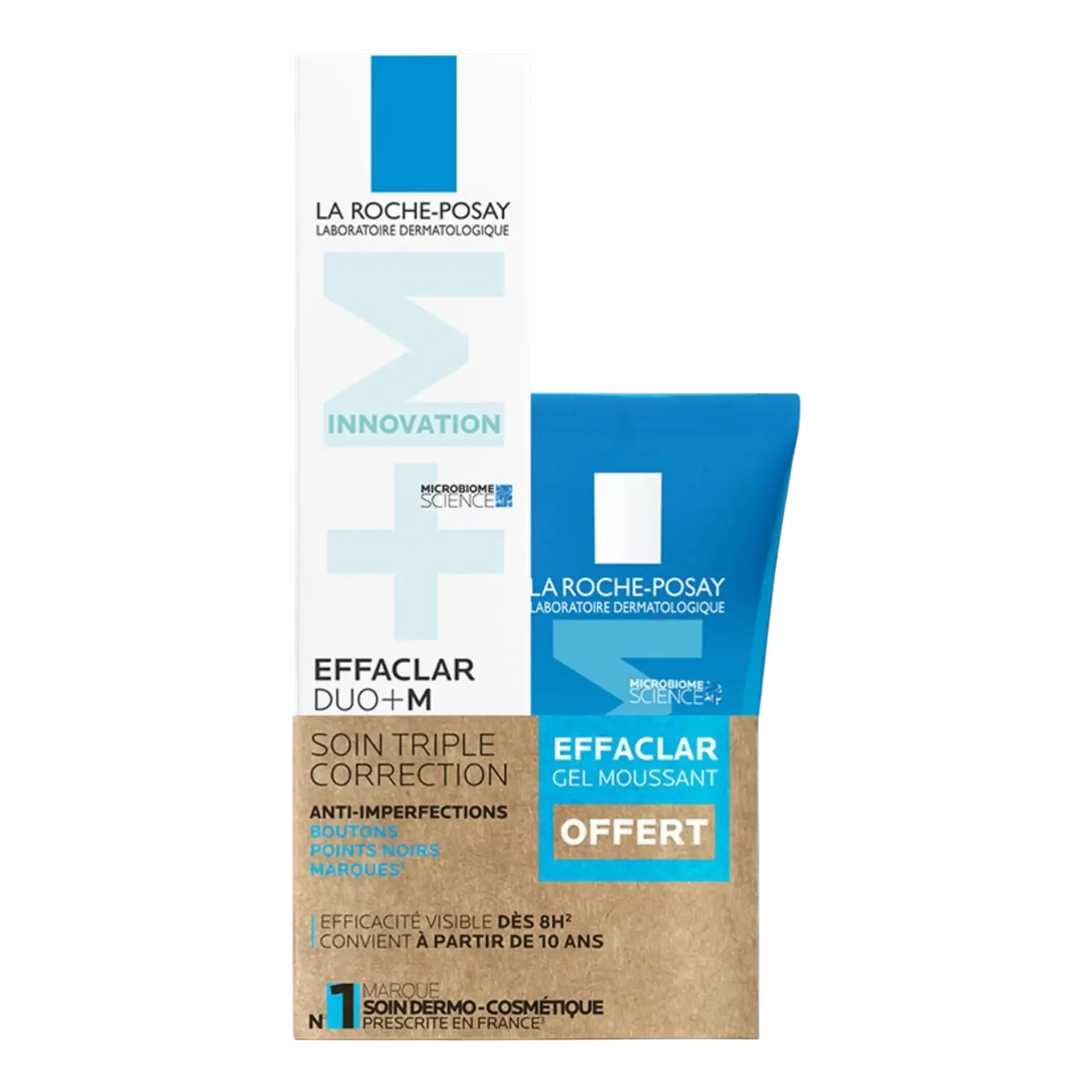 Tube de La Roche-Posay Effaclar Duo+ M Soin Triple Correction