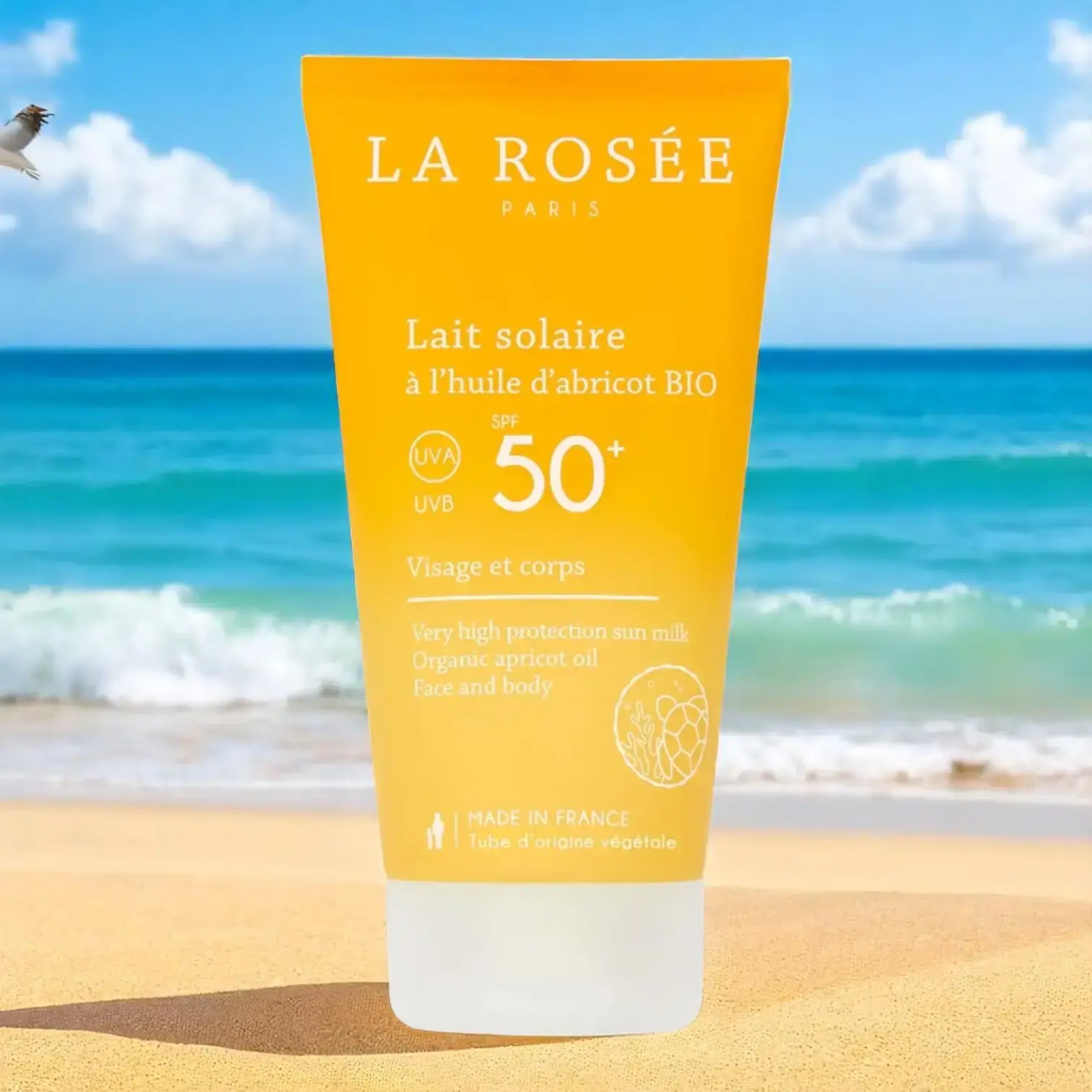 Tube de Lait Solaire SPF 50+ La Rosée