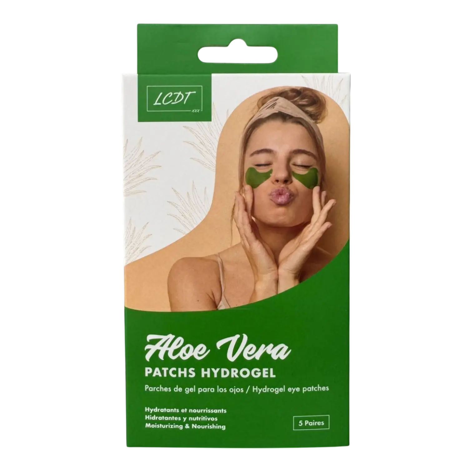 Boîte de 5 paires de Patchs Hydrogel Aloe Vera