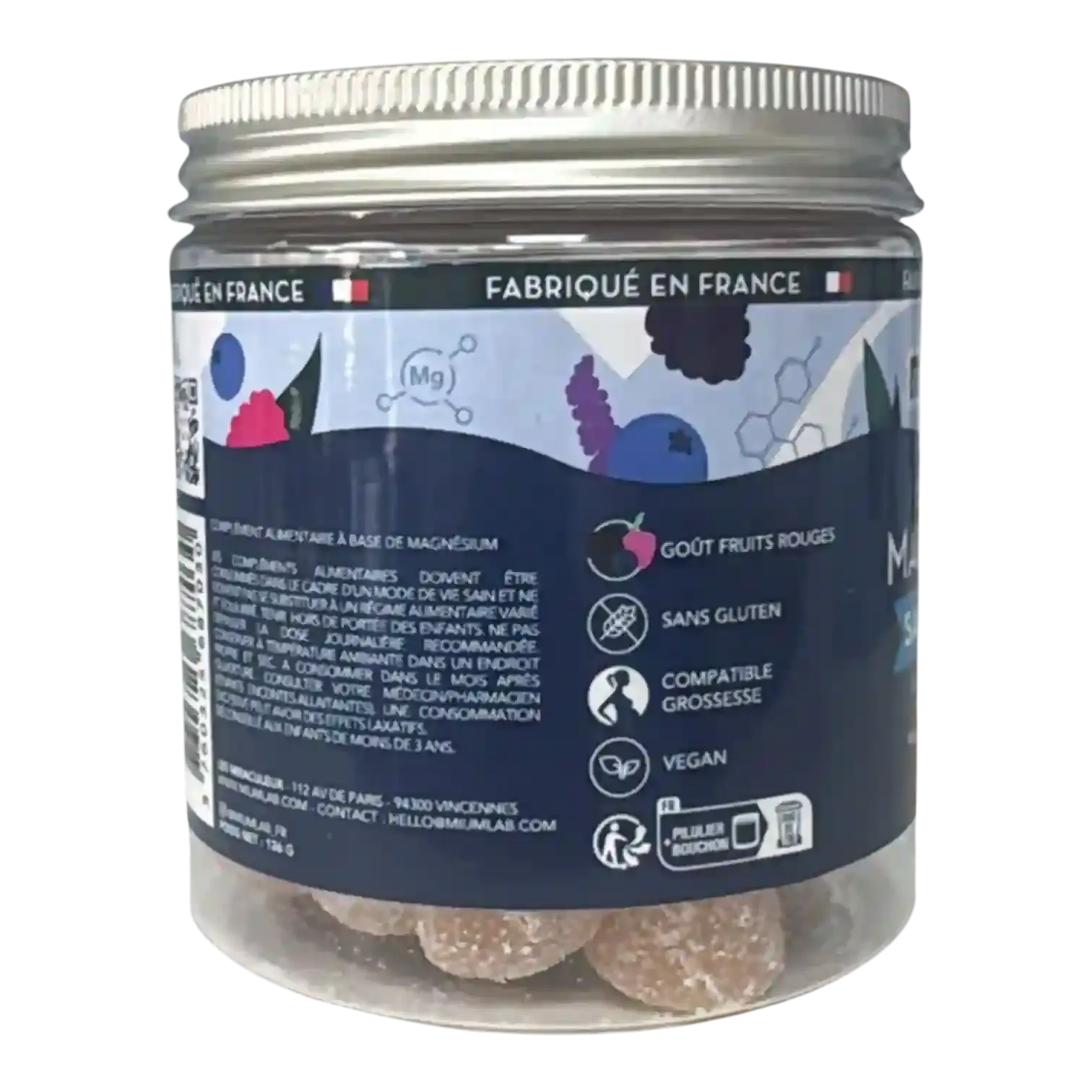 Pilulier de Mium Lab Gummies Magnésium