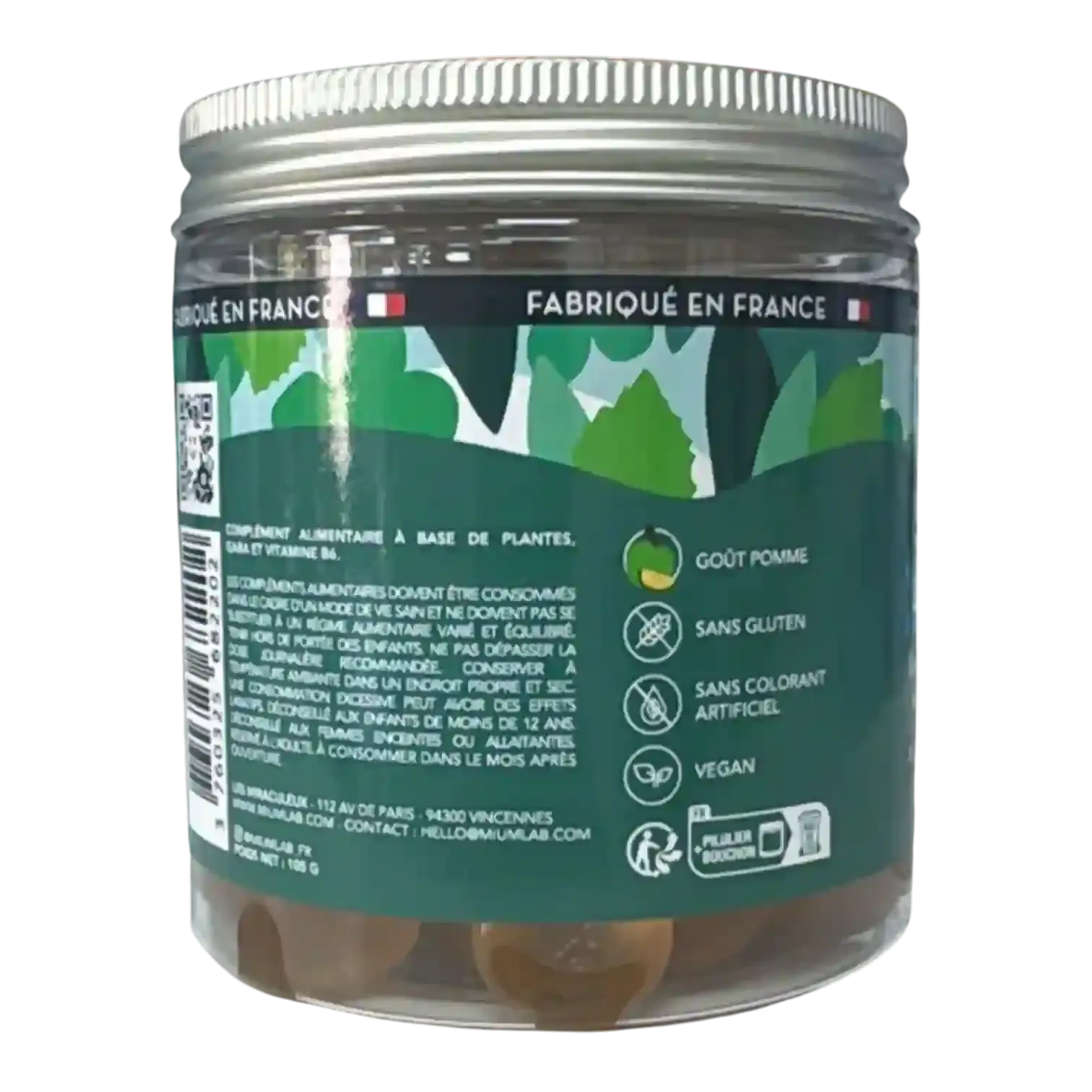 Pilulier de Mium Lab Gummies Stress