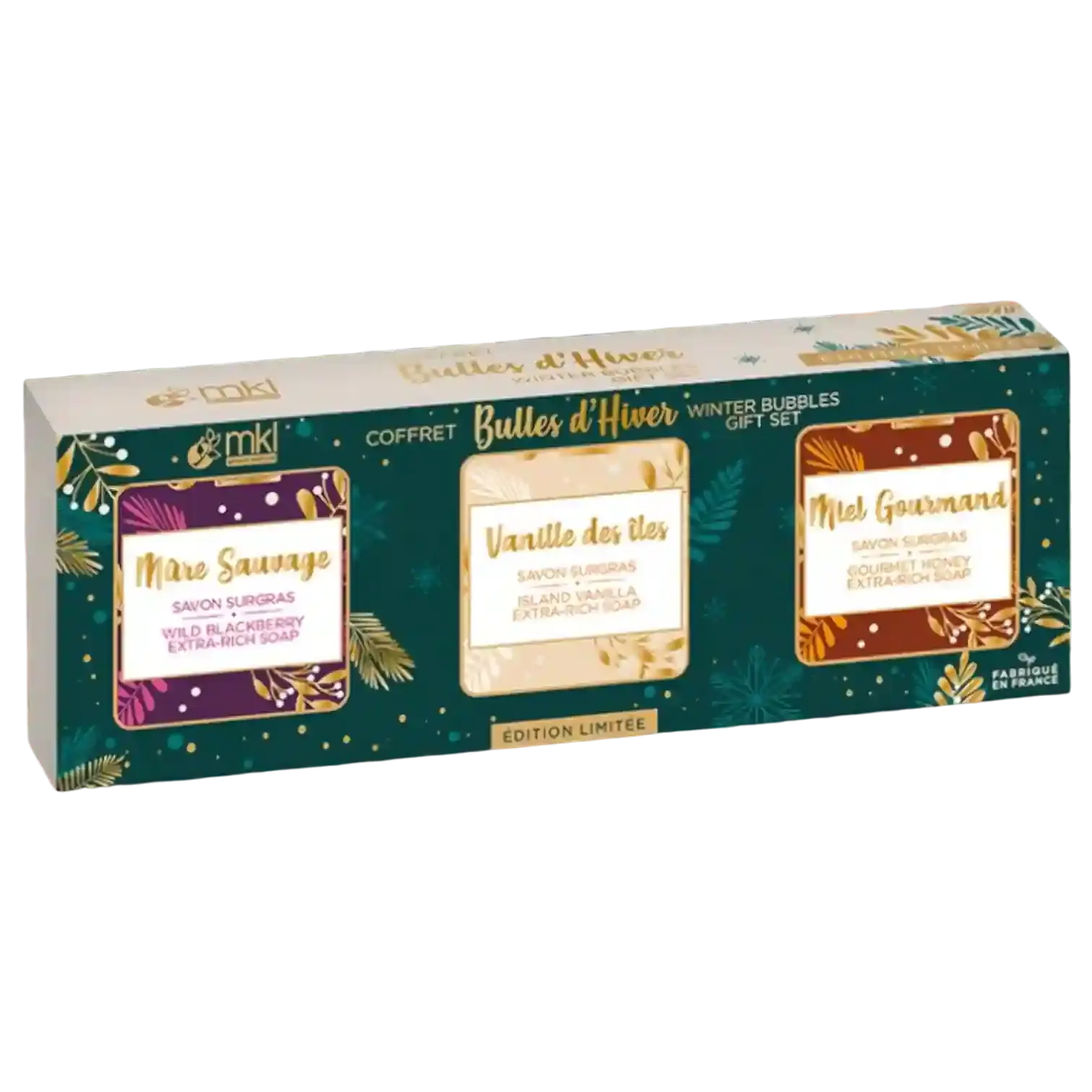 Coffret MKL Bulles d'Hiver 3 Savons Surgras
