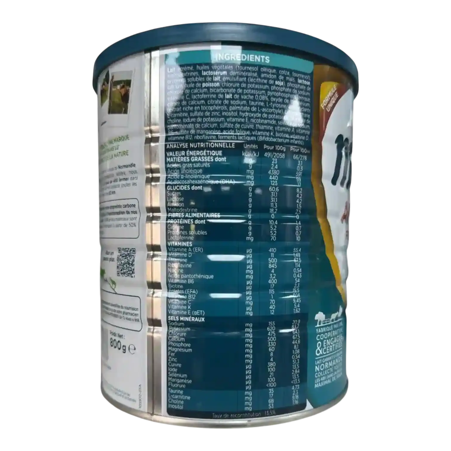 Boîte de lait Modilac Actigest 2ème Âge 800g