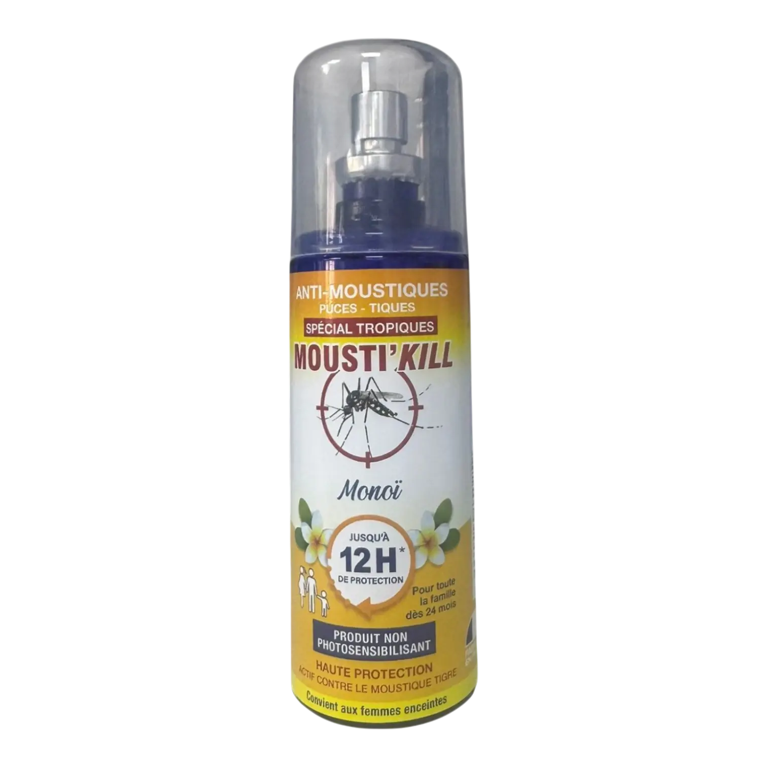 Spray Anti Moustiques Senteur Monoï Mousti'Kill