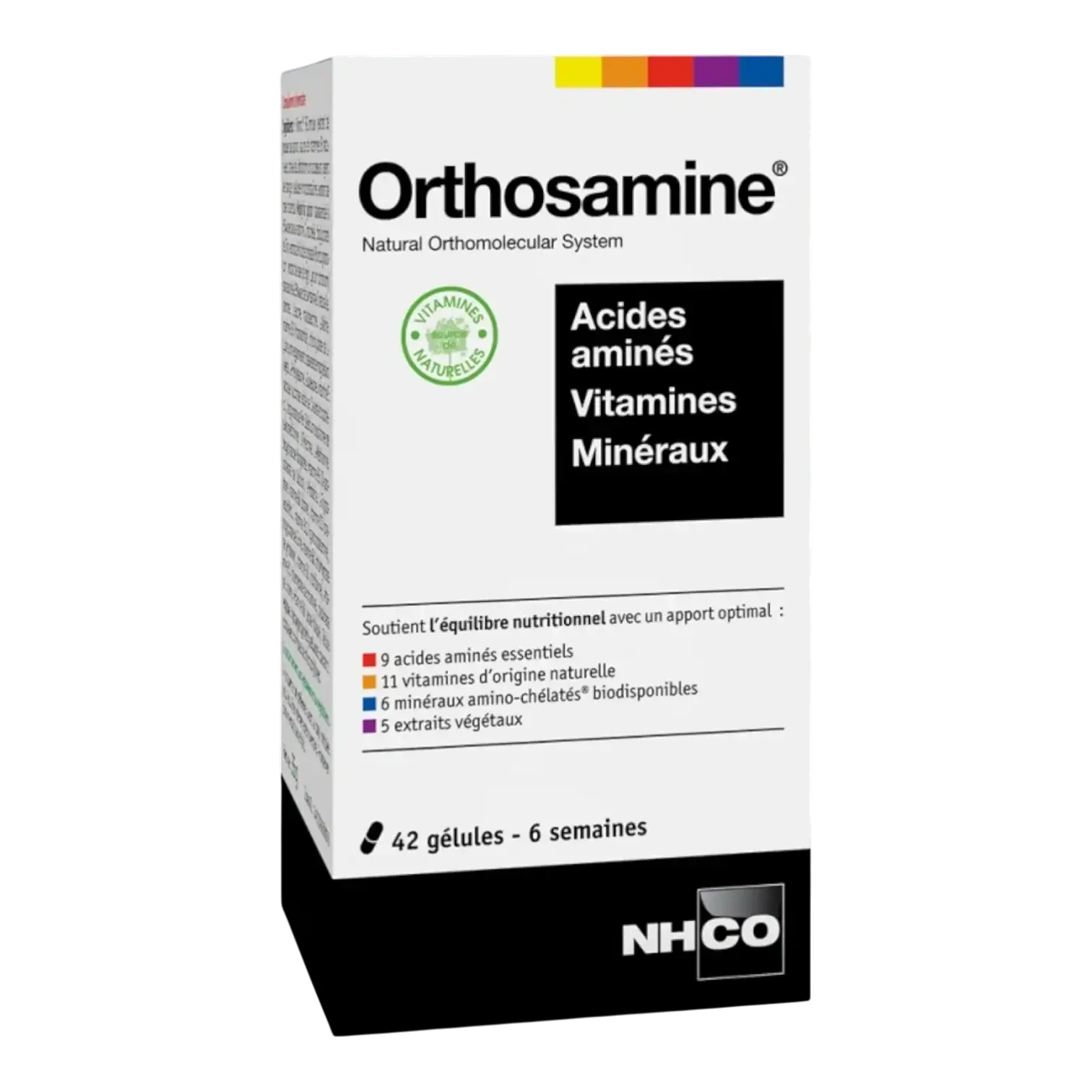 Pilulier de NHCO Orthosamine 45 gélules