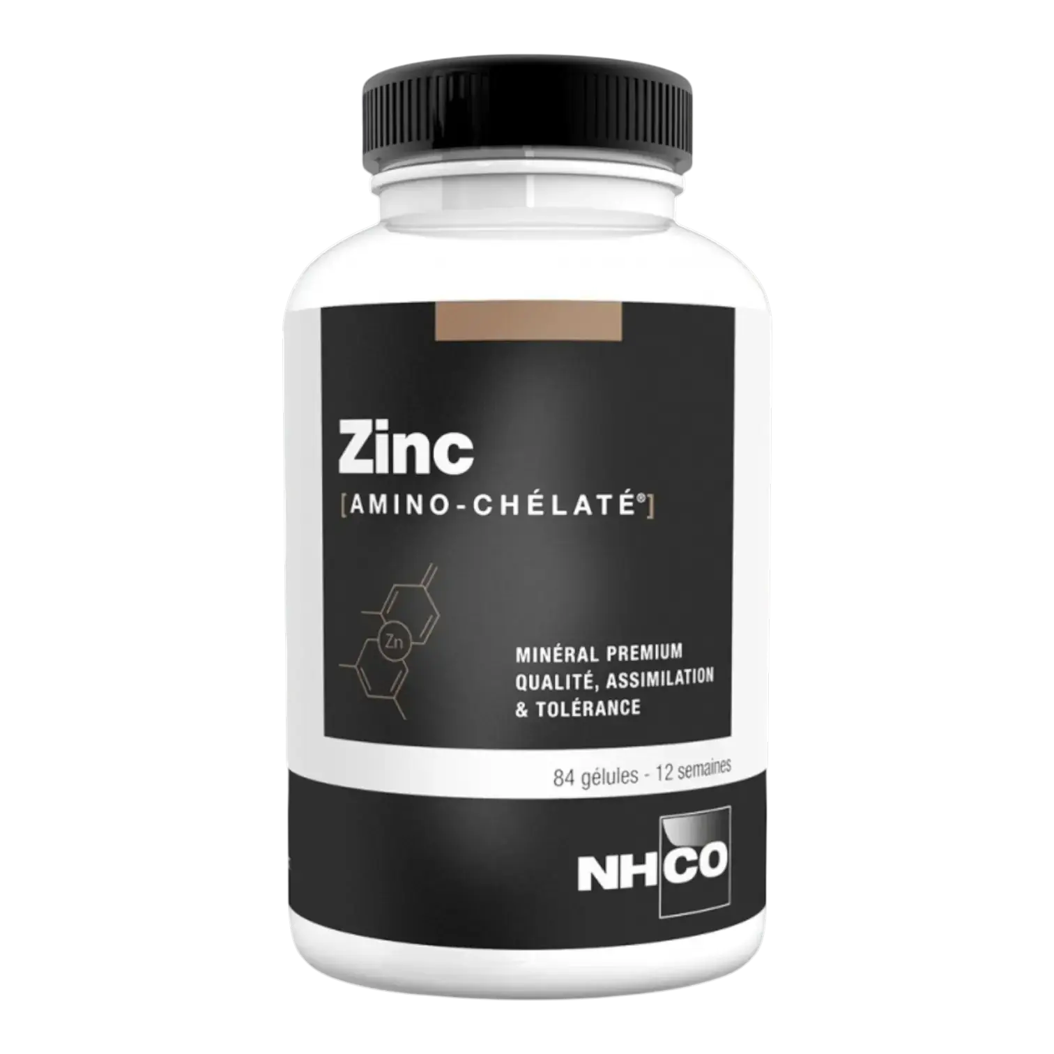 Pilulier de NHCO Zinc Bisglycinate 84 gélules