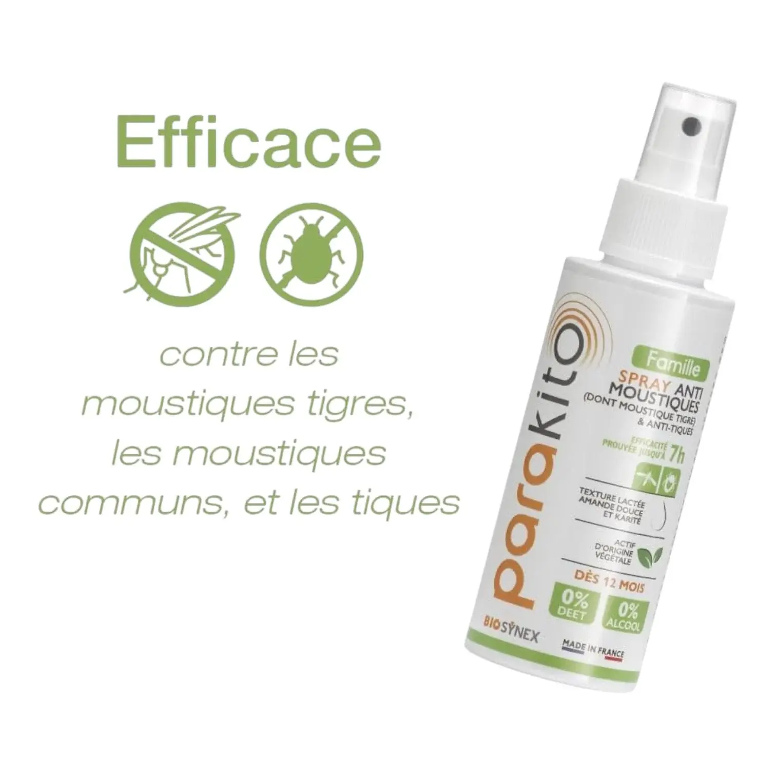 Flacon de PARAKITO Spray Anti-Moustiques Famille