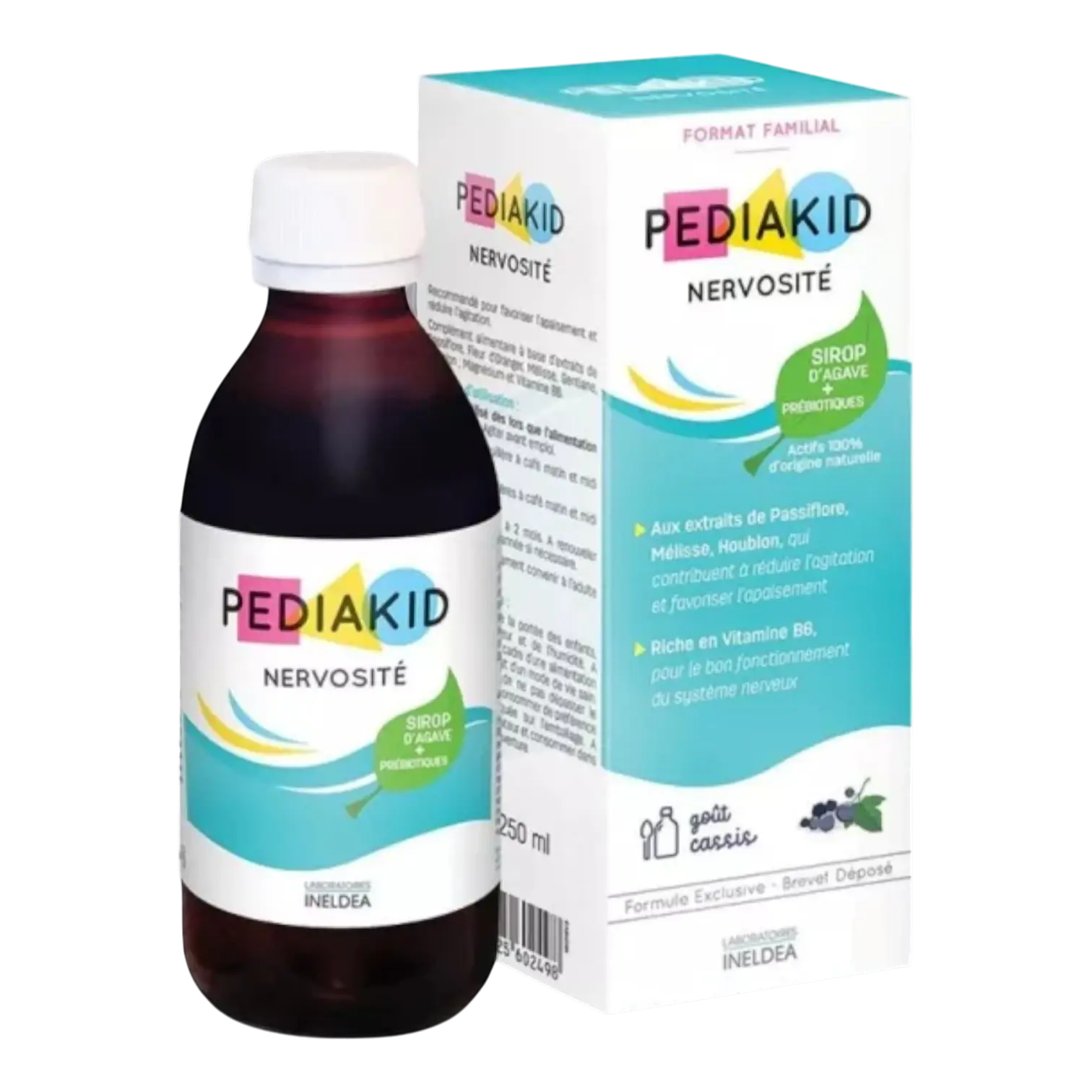 Flacon de sirop PEDIAKID Nervosité 125ml
