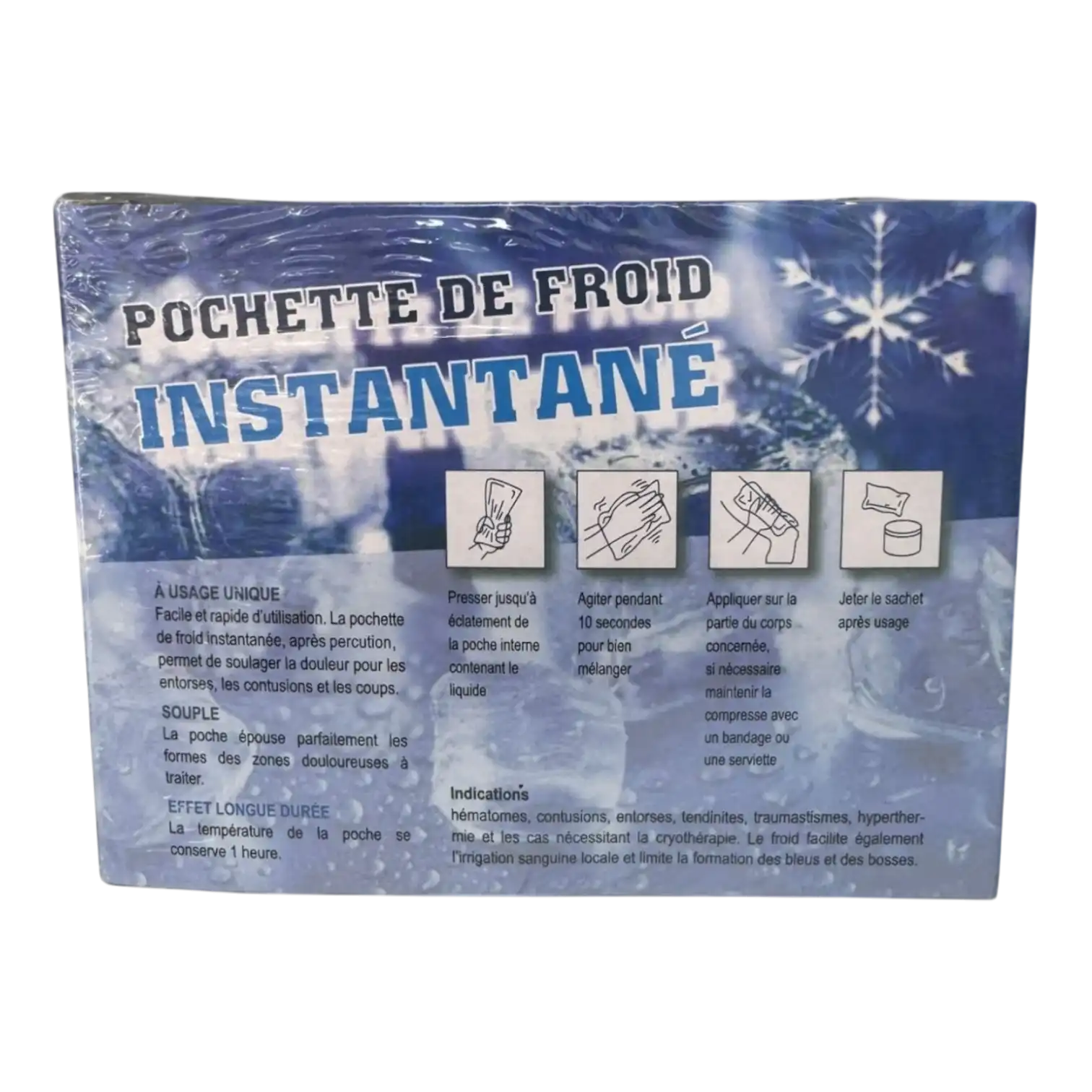 Pochette de Froid Instantané activée