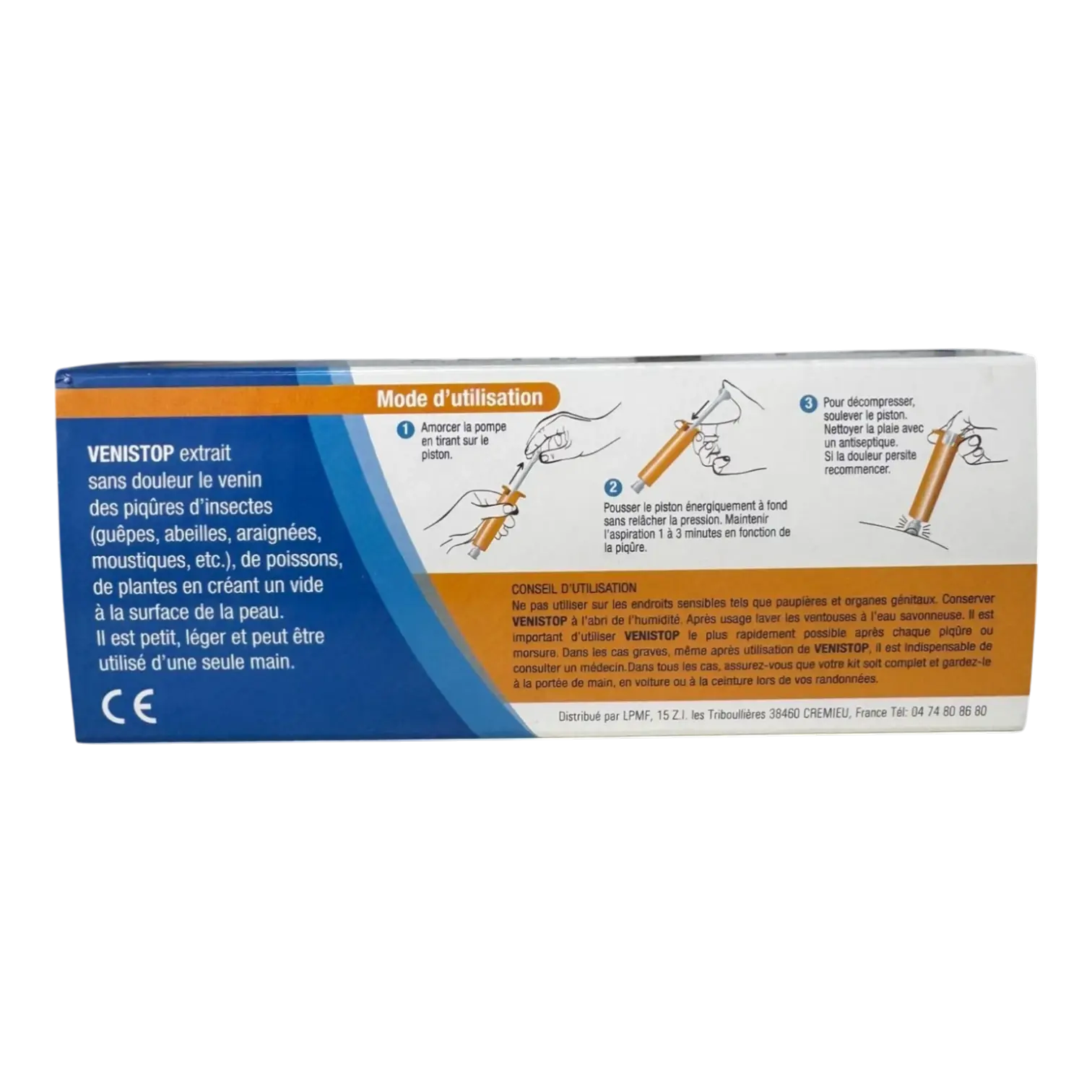 Pompe à venin Aspi Venin avec ses deux embouts