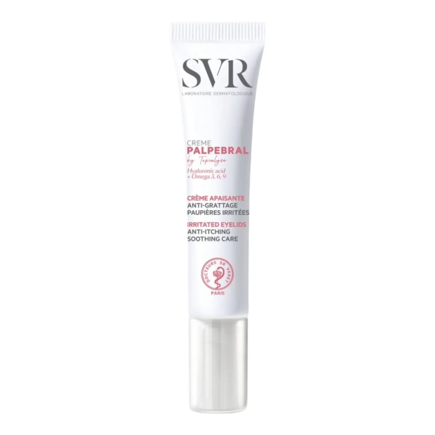 Tube de crème SVR Topialyse Palpébral pour paupières irritées