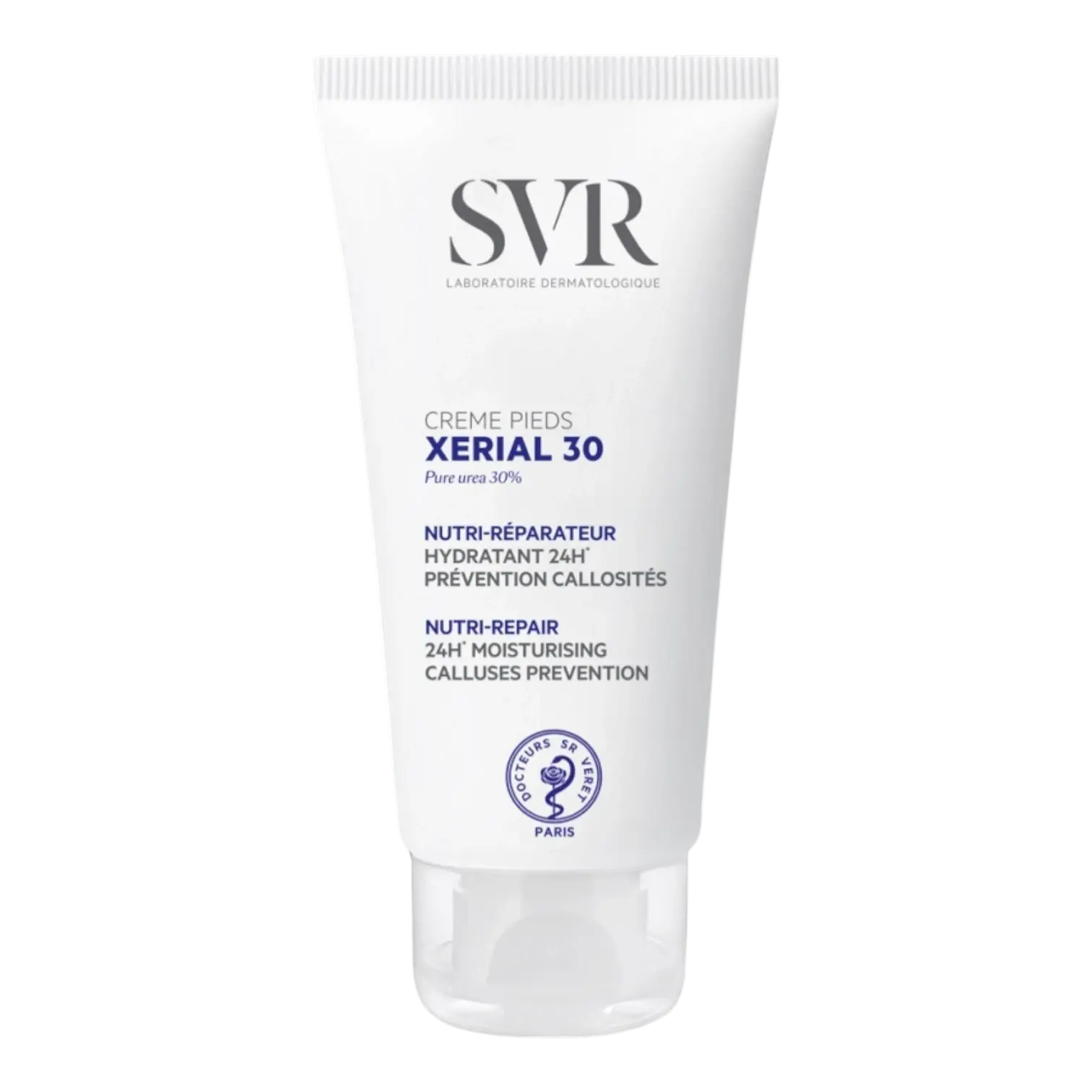 Tube de crème SVR Xérial 30 pour pieds secs