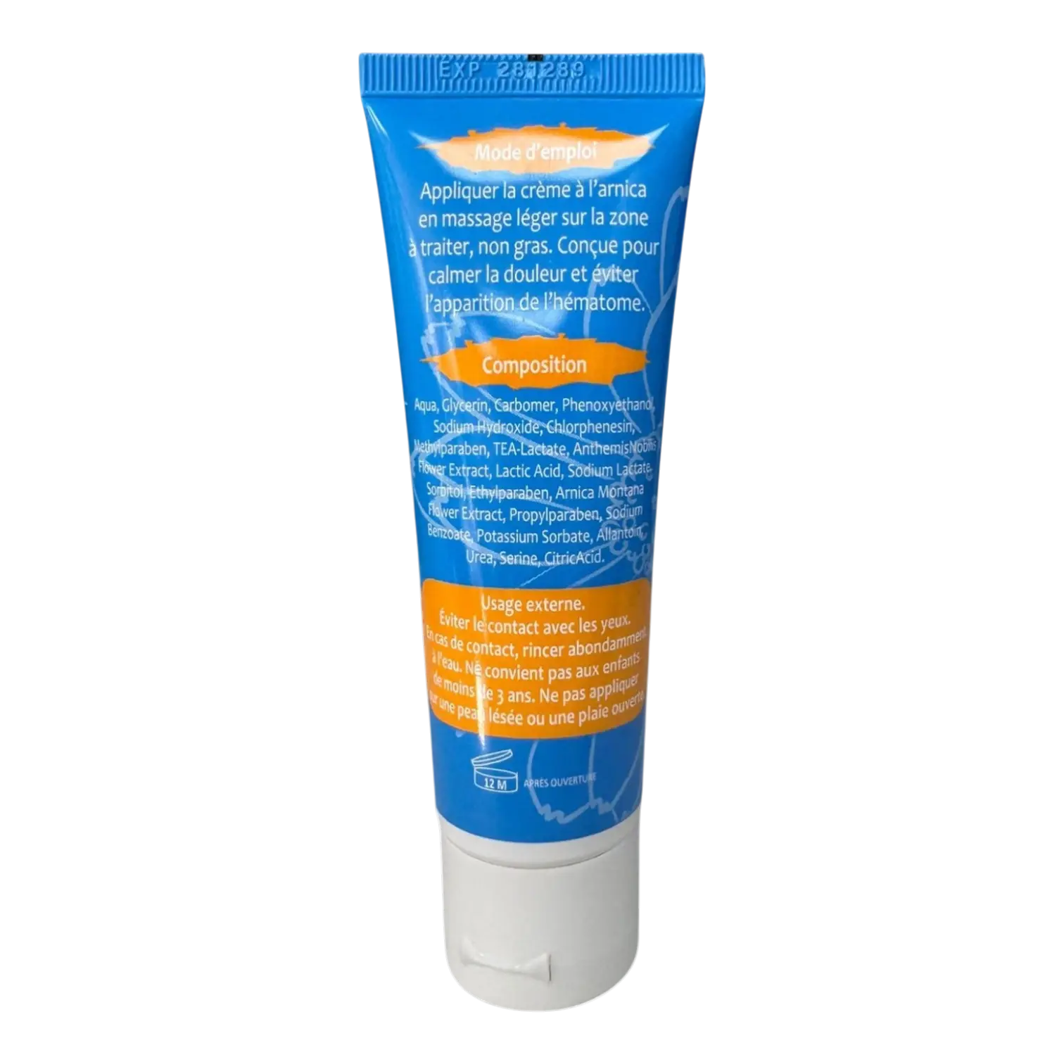 Tube de T&A Crème à l'Arnica